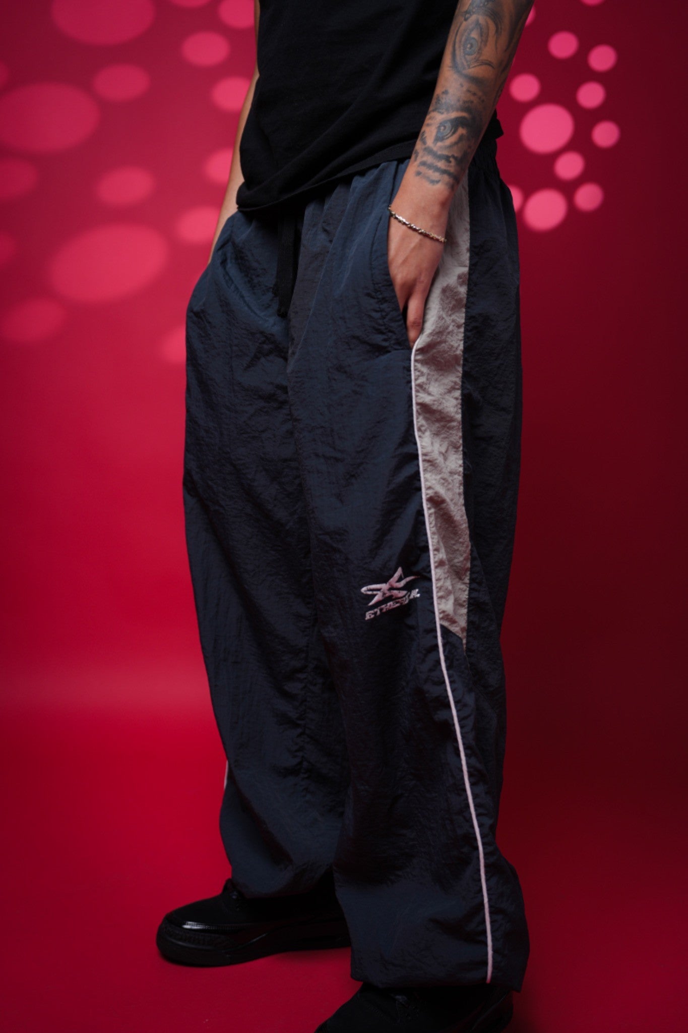 EA Nylon Sweatpants(Navy Blue)